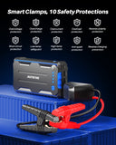 2024 AUTOONE 2500A Peak Current Car Battery Jump Starter