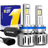 2024 Newest H11 H9 H8 LED Fog Lights Bulbs Headlight 32000LM 6500K White 2PCS