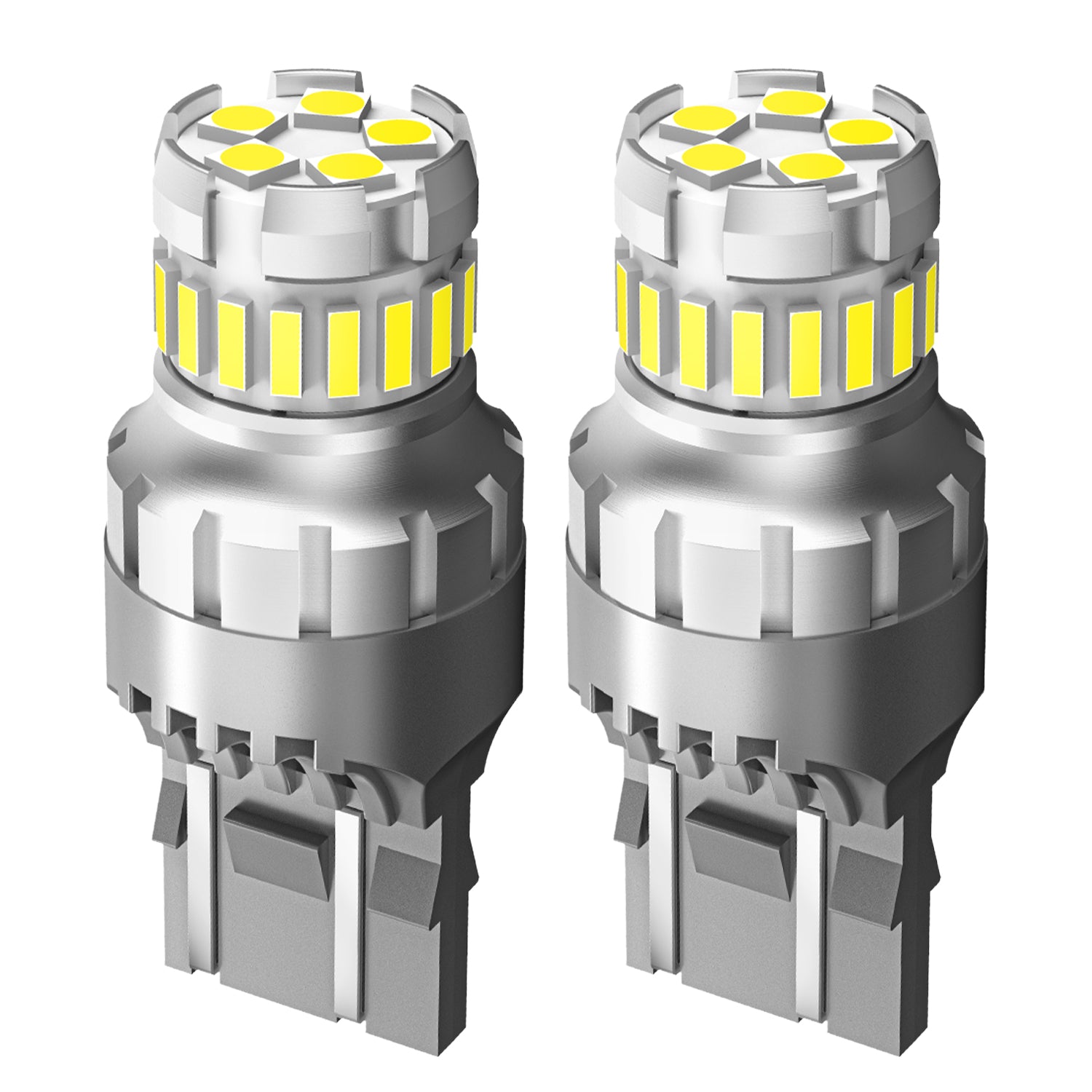 2Pcs T20 W21W W21/5W LED 7440 7443 SRCK LED Bulb Auto Lights Bulbs
