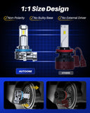 Autoone Headlight Bulb AUTOONE  H11/H9/H8/H16 LED Headlight Bulb, H11 Fog Lights, 24000LM with Cooling Fan