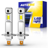 Autoone Headlight Bulb H1 Fog Bulbs Ultra Bright 6500k Cool White 1:1 Mini Size